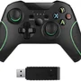 Controle Sem Fio Para Pc Com Adaptador, Compatível X Box One / S / X /, Altomex, Preto