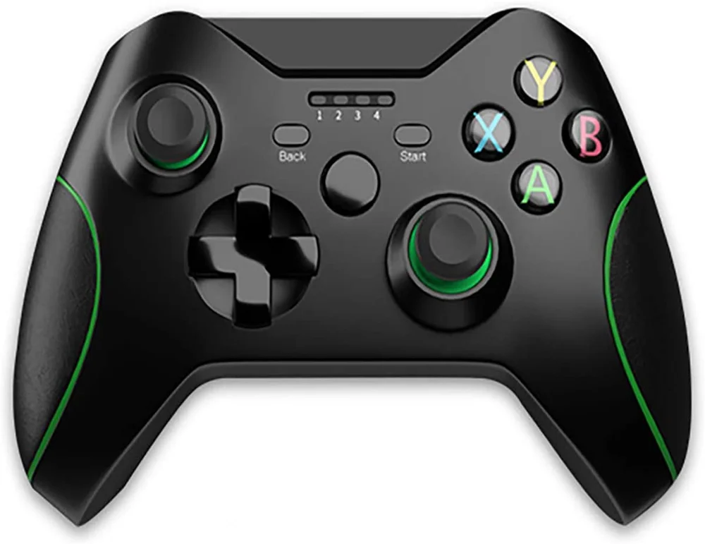 Controle Sem Fio Para Pc Com Adaptador, Compatível X Box One / S / X /, Altomex, Preto Controle Sem Fio Para Pc Com Adaptador, Compatível X Box One / S / X /, Altomex, Preto