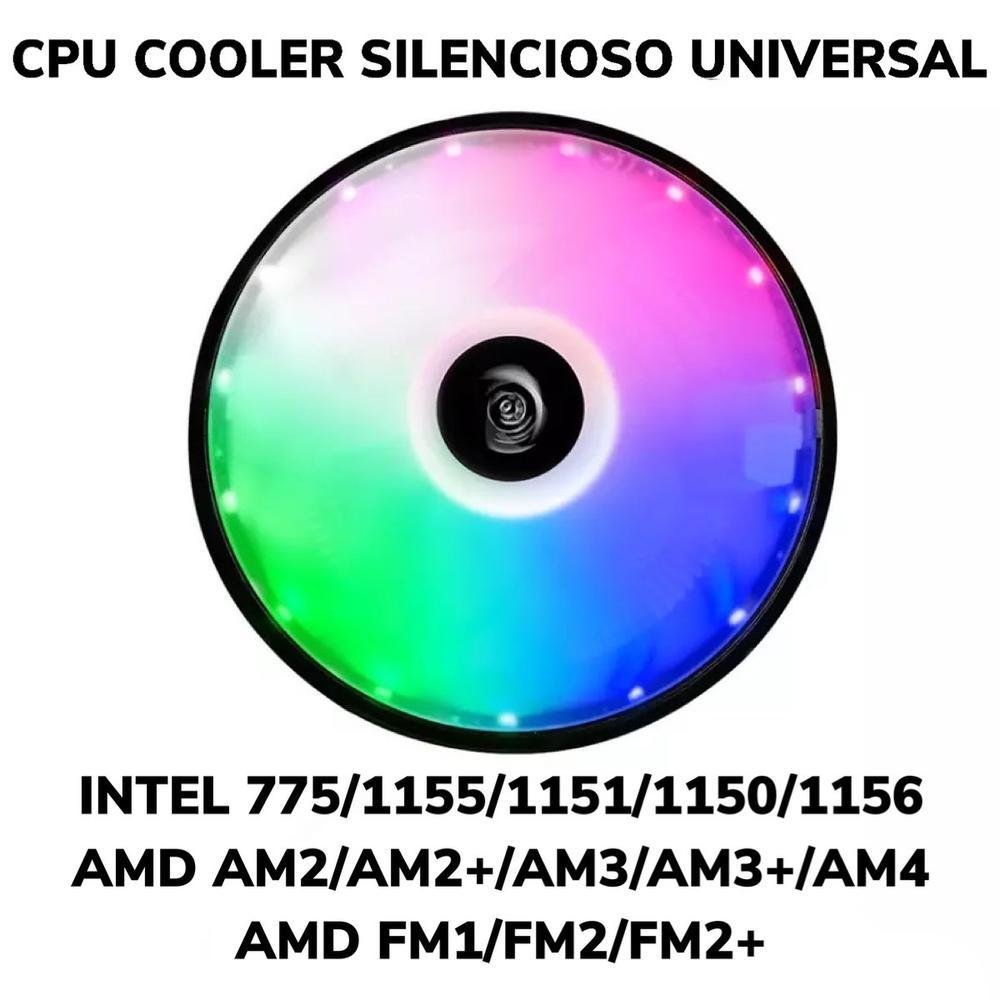 Cooler Universal Led Rgb 65w Kpvr301 KaBuM