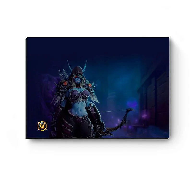 Quadro Decorativo Mdf World Of Warcraft Sylvanas Ii - A5