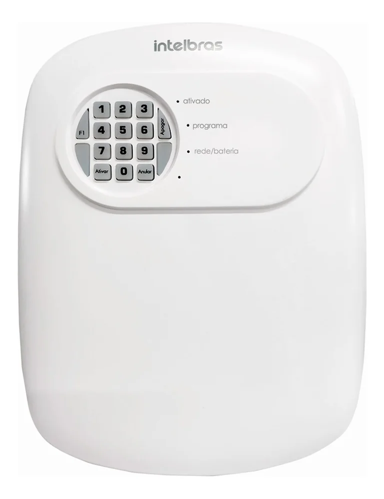 Kit Central De Alarme Anm 24 Net 2 Controles Intelbras + Bateria