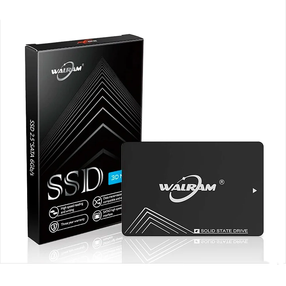 HD SSD Walram 120GB, 560MB/s De Leitura, 490MB/s De Escrita, 3D Nand HD SSD Walram 120GB, 560MB/s De Leitura, 490MB/s De Escrita, 3D Nand