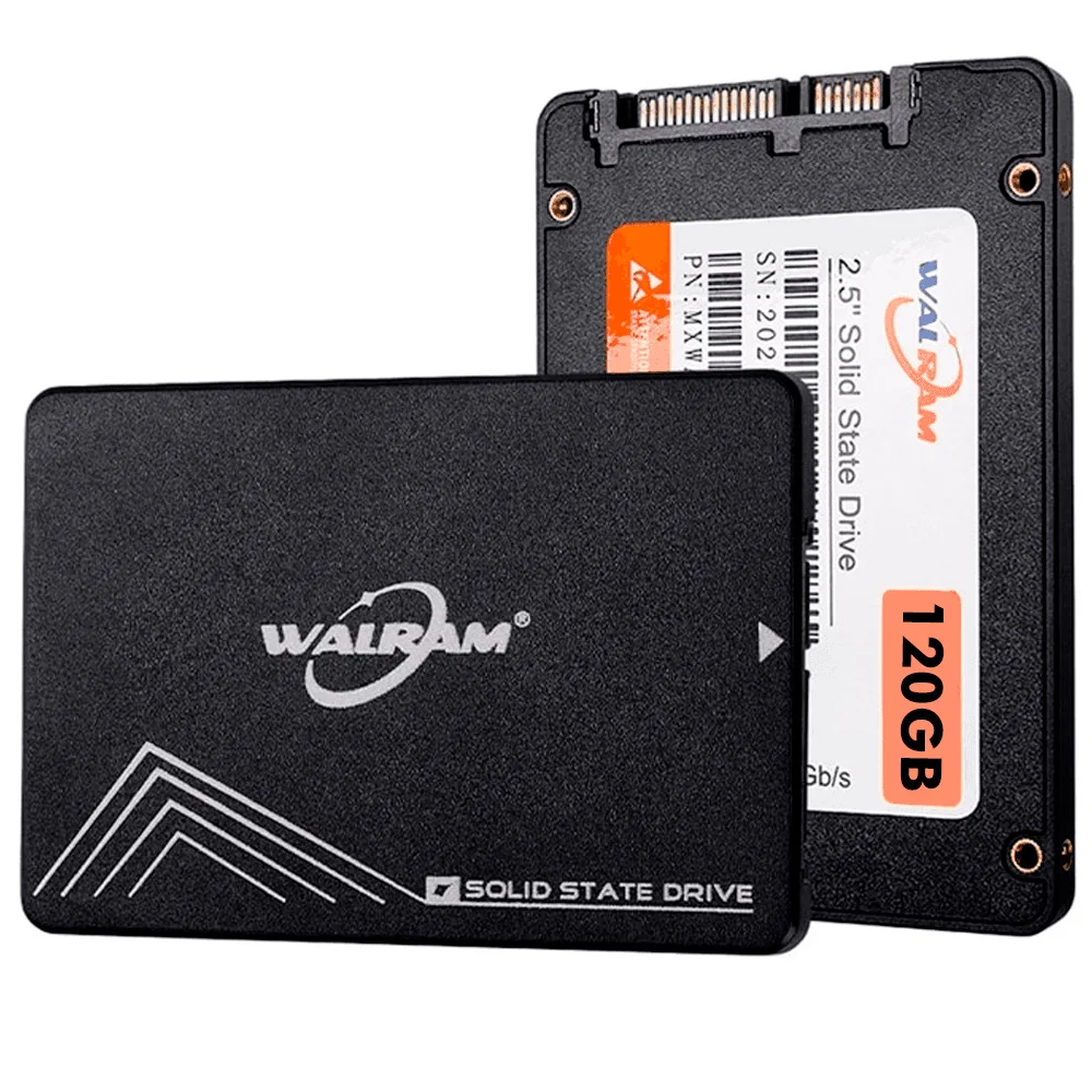 HD SSD Walram 120GB, 560MB/s De Leitura, 490MB/s De Escrita, 3D Nand HD SSD Walram 120GB, 560MB/s De Leitura, 490MB/s De Escrita, 3D Nand