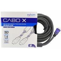 Cabo HDMI 10 Metros 10MT 1.4 Full HD Tv Led 3d Ps4 Xbox Pc