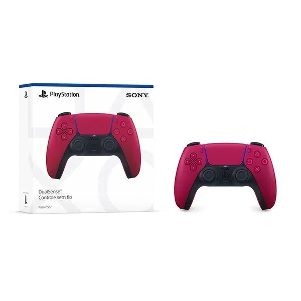 Controle Sem fio PS5 DualSense Sony, Cosmic Red