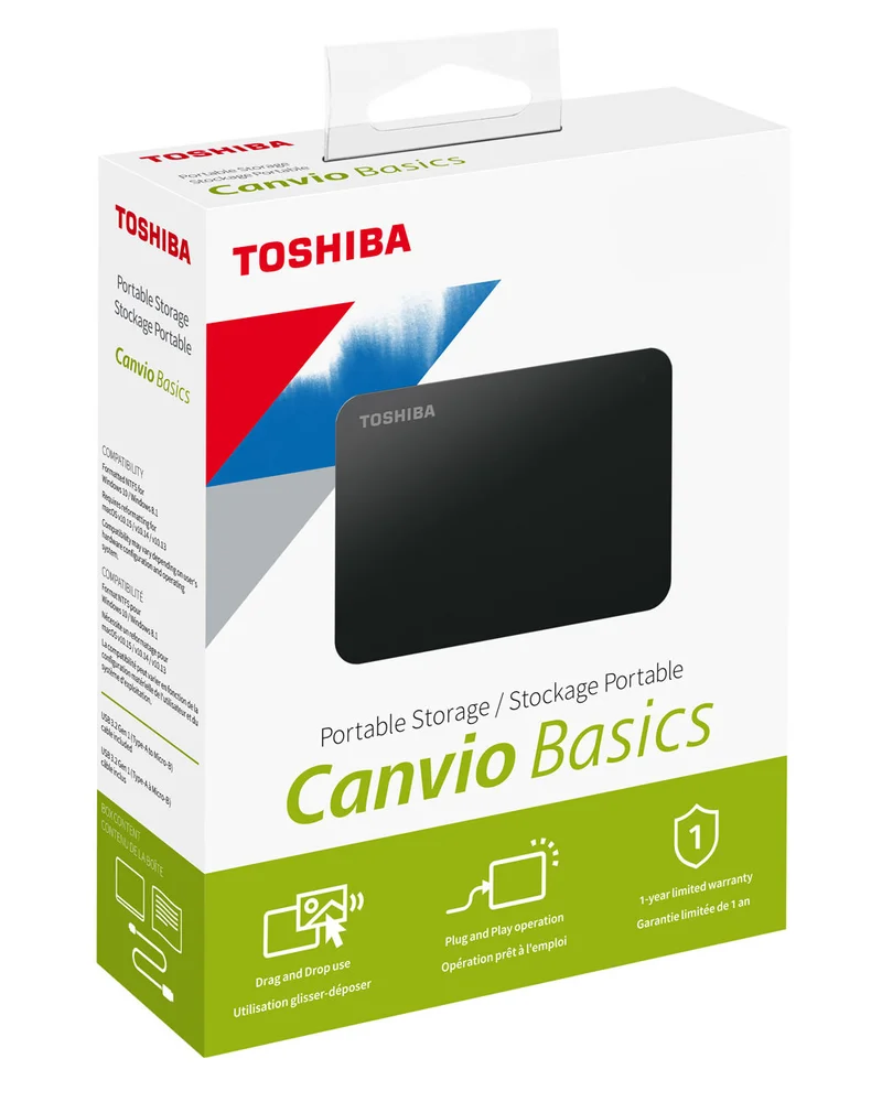 HD Externo Portatil Toshiba KaBuM