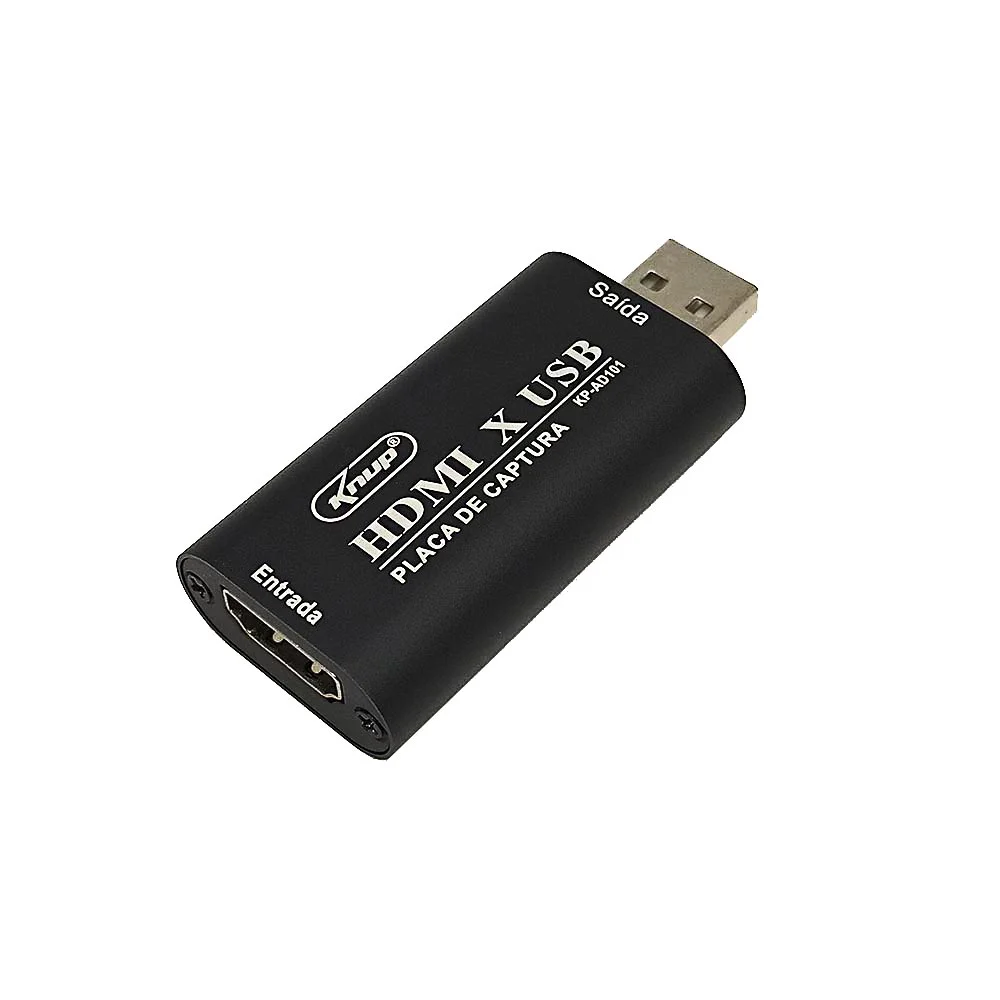 Placa De Captura Externa Knup Com Conexo USB