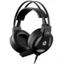 Headset Gamer HP H100, LED, Stereo, Driver 50mm, 2 P2, Preto