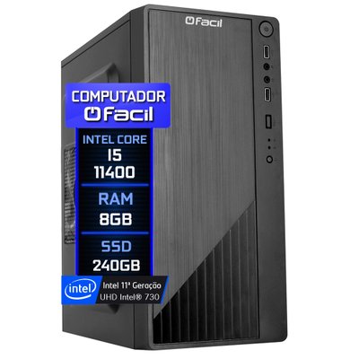 激安先着 Core Intel Fácil Computador I5 KaBuM 11400 Windowsデスクトップ