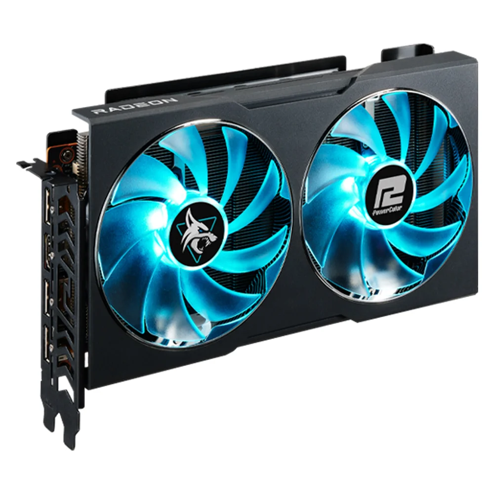 ①PowerColor AMD Radeon RX 6600 8GBジャンク扱い Placa Power Color Radeon Axrx 6600 KaBuM