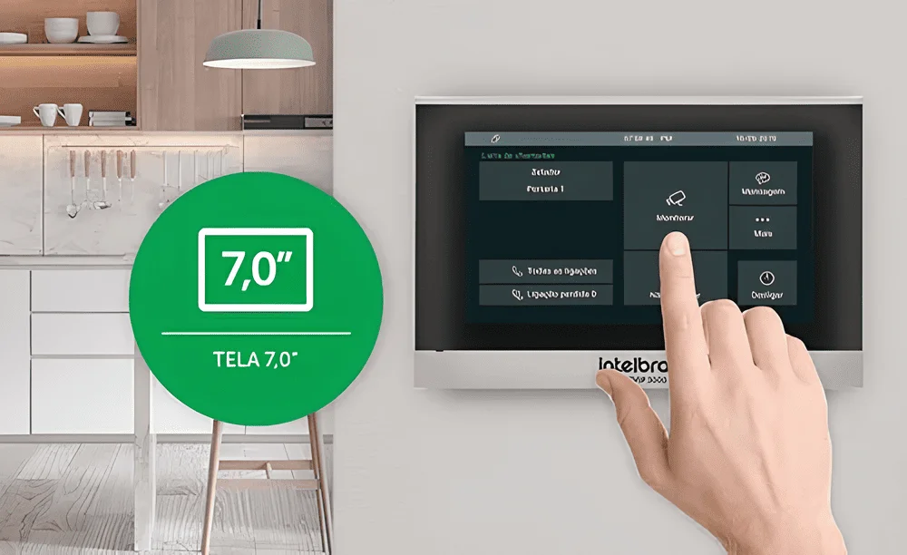 Terminal De Video Ip Universal Tvip 3000 Wifi Preto