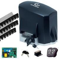 Kit Motor Automatizador De Portão Deslizante Kdz Speed Wave 1/3 127v Garen Para Portões Até 500kg + 3 Metros Cremalheira - 127v
