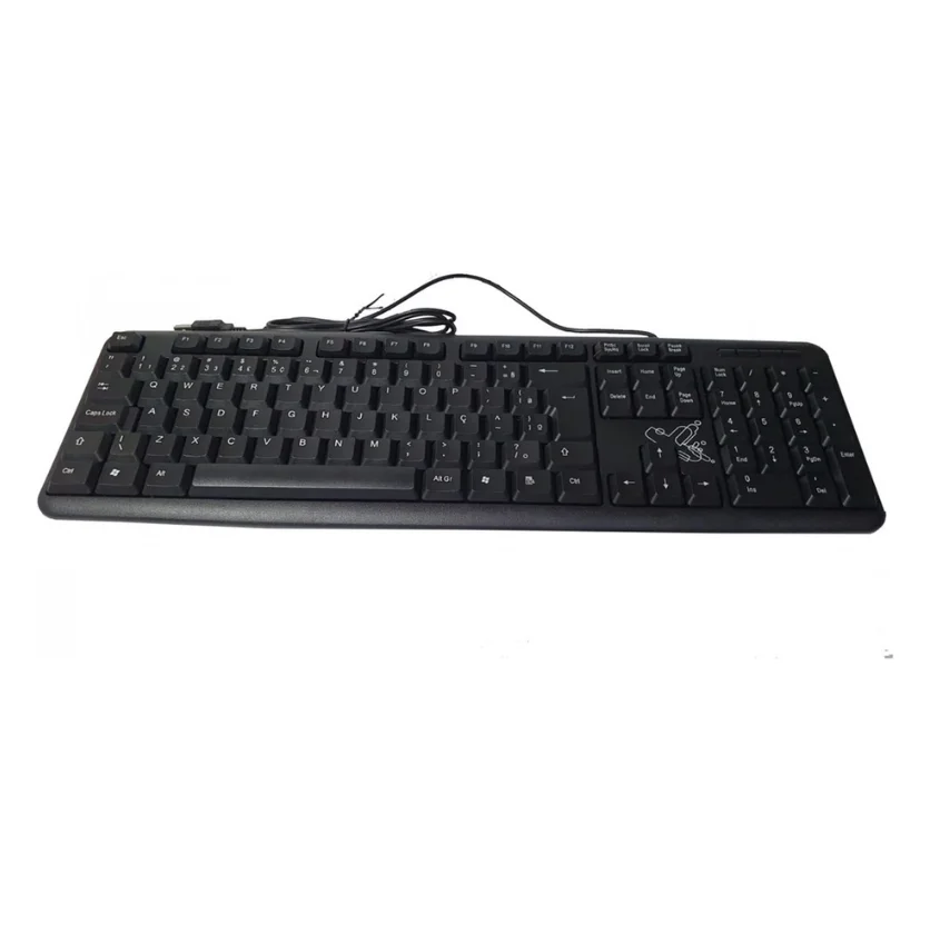 Teclado Maxprint PS2 ABNT2 608088 KaBuM