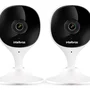 Kit 2 Câmeras Wi-fi Com Aúdio E Inteligência Artificial Imx Intelbras Visão Superwide Branca
