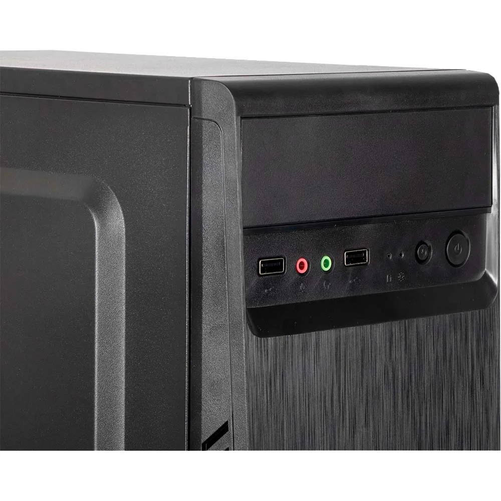 Gabinete Atx Fortrek Coc502bk Compact, Preto - Fk 621p Gabinete Atx Fortrek Coc502bk Compact, Preto - Fk 621p