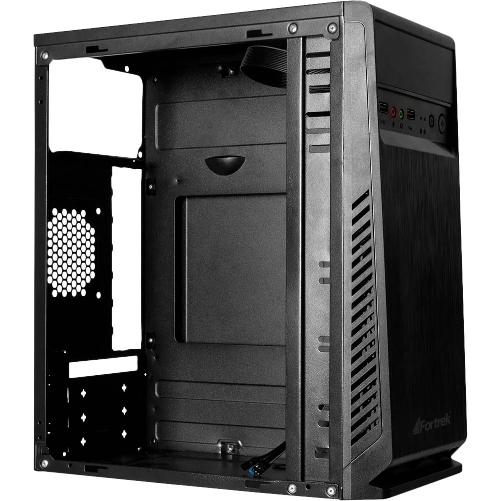 Gabinete Atx Fortrek Coc502bk Compact, Preto - Fk 621p Gabinete Atx Fortrek Coc502bk Compact, Preto - Fk 621p