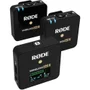 Microfone Rode Go II Compact, Wireless System, 2.4 GHz - Com 2 Microfones