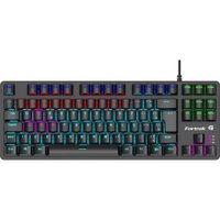 Teclado Mecânico Gamer Fortrek Black Hawk, Preto, Switch Brown, ABNT2, Compact
