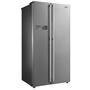 Refrigerador Midea Side By Side 528l Maxi Freezer, Frost Free, Painel Touch- Inox - 220v - Mdrs58