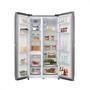 Refrigerador Midea Side By Side 528l Maxi Freezer, Frost Free, Painel Touch- Inox - 220v - Mdrs58