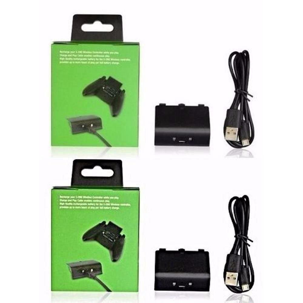 2 Unidades De Bateria ALTOMEX Para Controle Xbox One Cabo