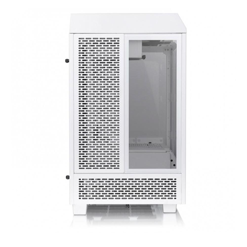 Gabinete Thermaltake The Tower 100 Mini Snow, Lateral Vidro, Branco - Ca1r300s6wn00 Gabinete Thermaltake The Tower 100 Mini Snow, Lateral Vidro, Branco - Ca1r300s6wn00