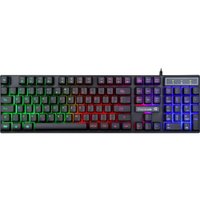 Teclado Gamer Fortrek Blackfire New, LED Rainbow, Teclas Multimídia, ABNT2 - 75857