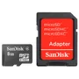 Cartão De Memória 8gb Micro Sd + Adaptador Sd - Sandisk