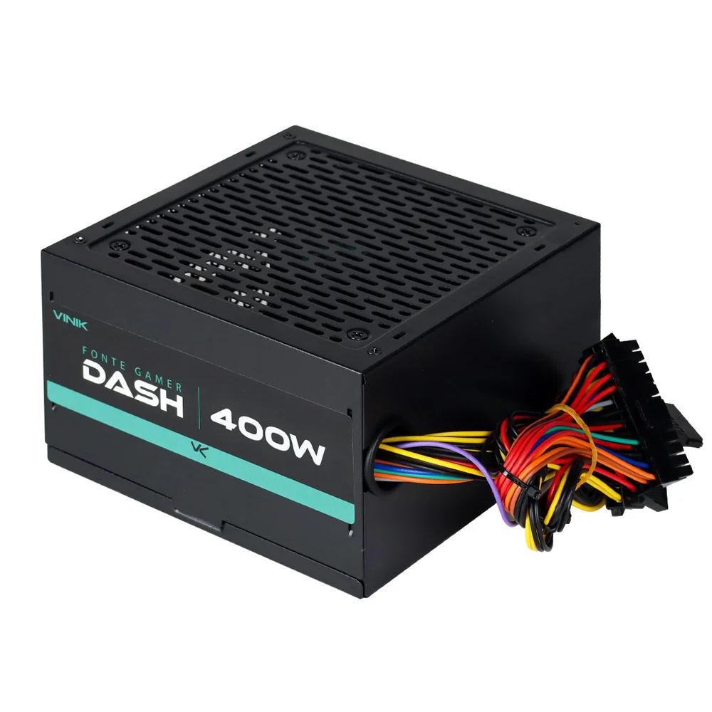 Fonte Vinik Gamer Dash, 400W, Preto - VFG400WP Fonte Vinik Gamer Dash, 400W, Preto - VFG400WP
