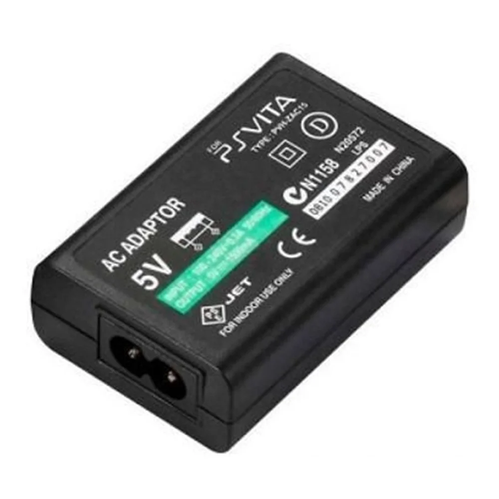 Carregador T&z Fonte Psvita Fat 1000 Sony Ps Vita + Cabo Energia