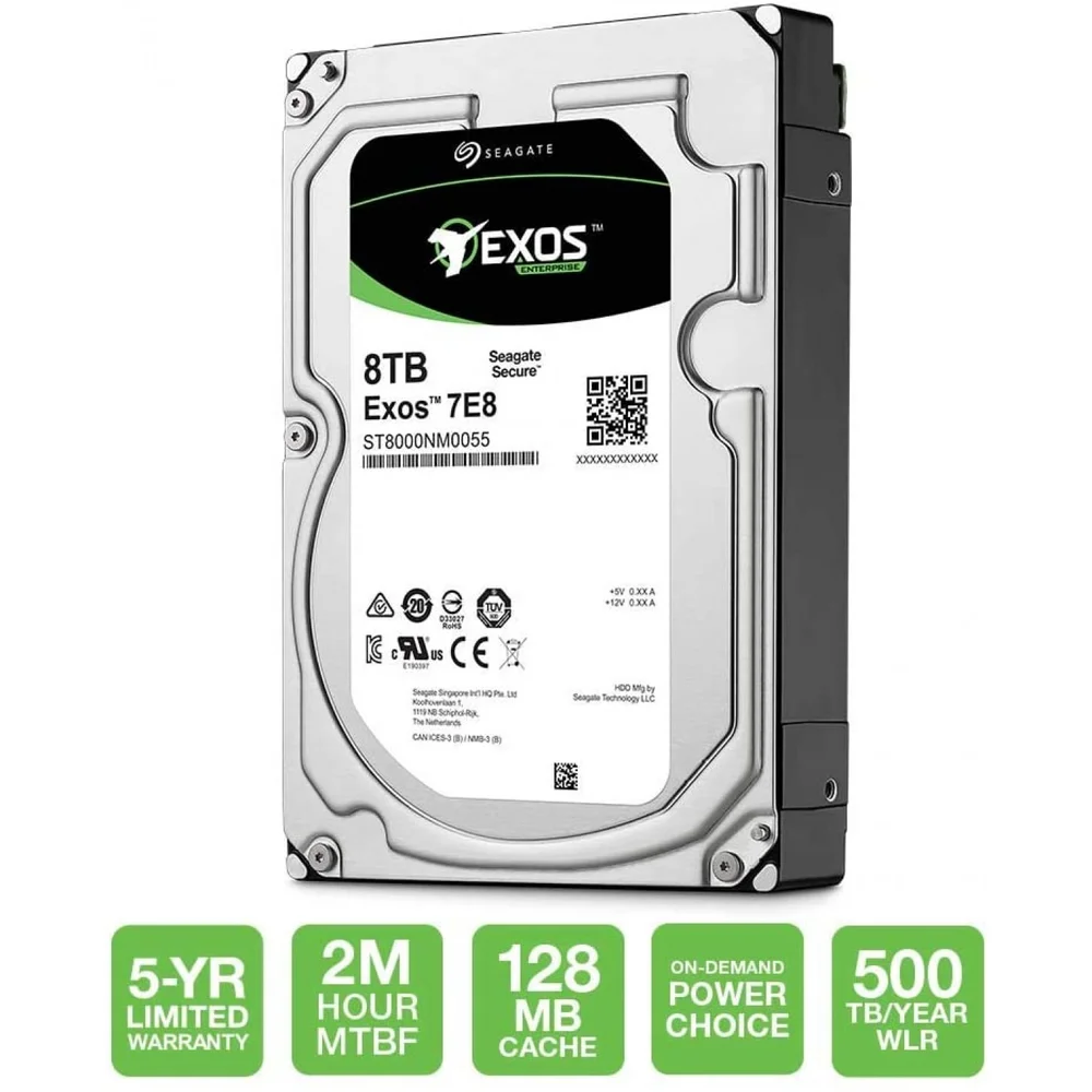 Seagate Exos HDD 4台セット 7200RPM HD 35 Exos Para Servidor KaBuM