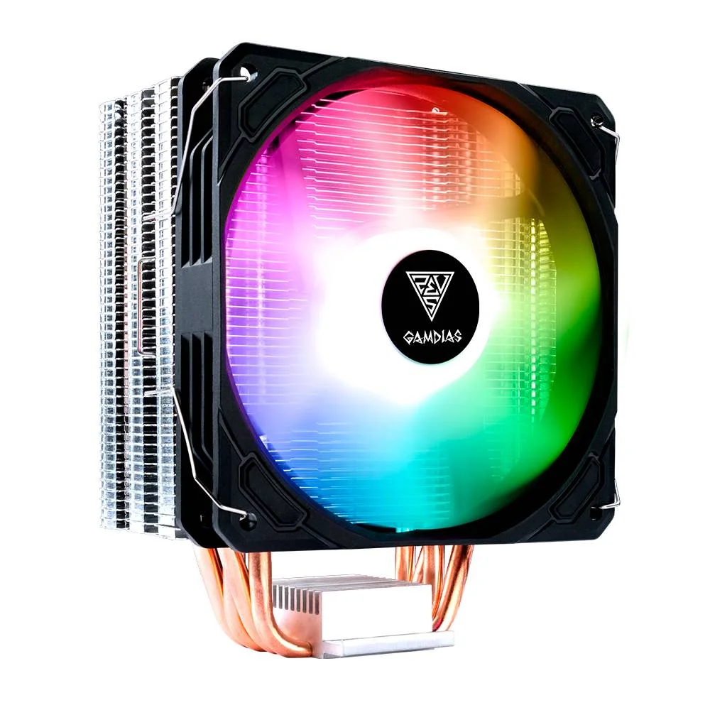 Cooler Para Processador GAMDIAS Boreas, RGB, 120mm, Preto - E1-410 Cooler Para Processador GAMDIAS Boreas, RGB, 120mm, Preto - E1-410
