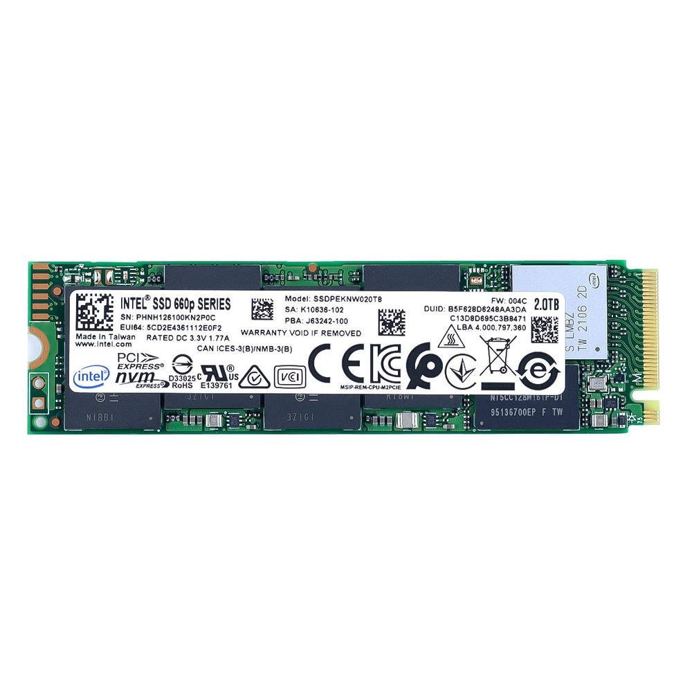 SSD Intel 660p Series 2Tb M2 Nvme Pcie KaBuM