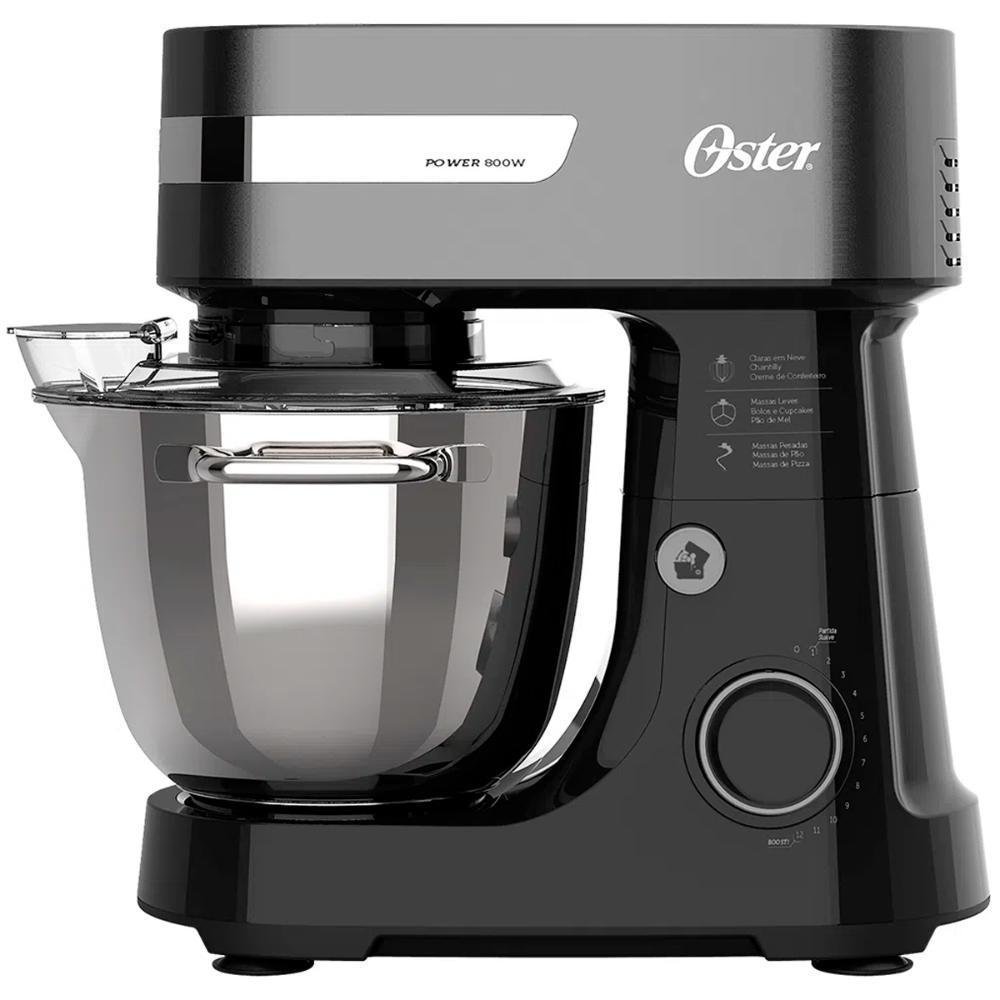 Batedeira Planetária Oster C/ Bowl De Inox 4l Obat636 Preta 220v Batedeira Planetária Oster C/ Bowl De Inox 4l Obat636 Preta 220v