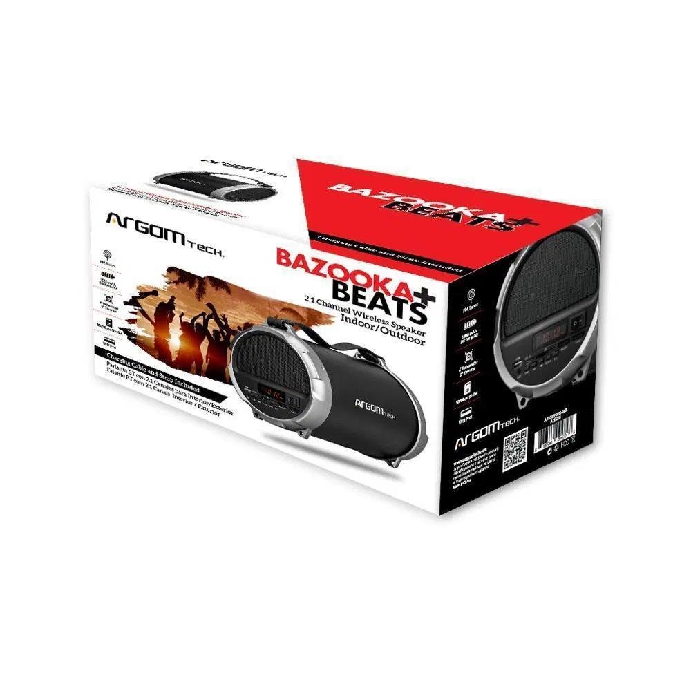 Caixa De Som Argom Bazooka+ Beats - Arg-Sp-3124bk