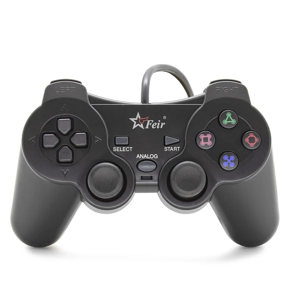 Controle Gamer Para Ps2 Feir Fr-201 Controle Gamer Para Ps2 Feir Fr-201