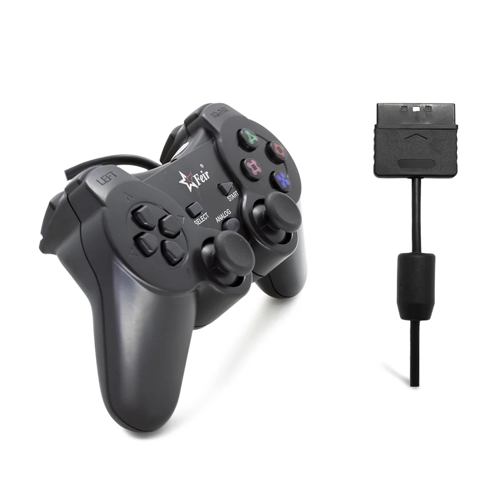 Controle Gamer Para Ps2 Feir Fr-201 Controle Gamer Para Ps2 Feir Fr-201