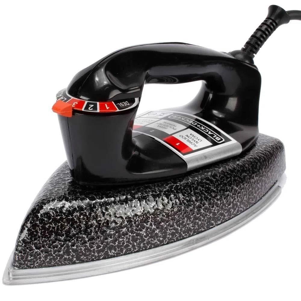 Ferro De Passar Roupa Black Decker A Seco 1000w Antigo Eco Vfaeco3 220v Ferro De Passar Roupa Black Decker A Seco 1000w Antigo Eco Vfaeco3 220v