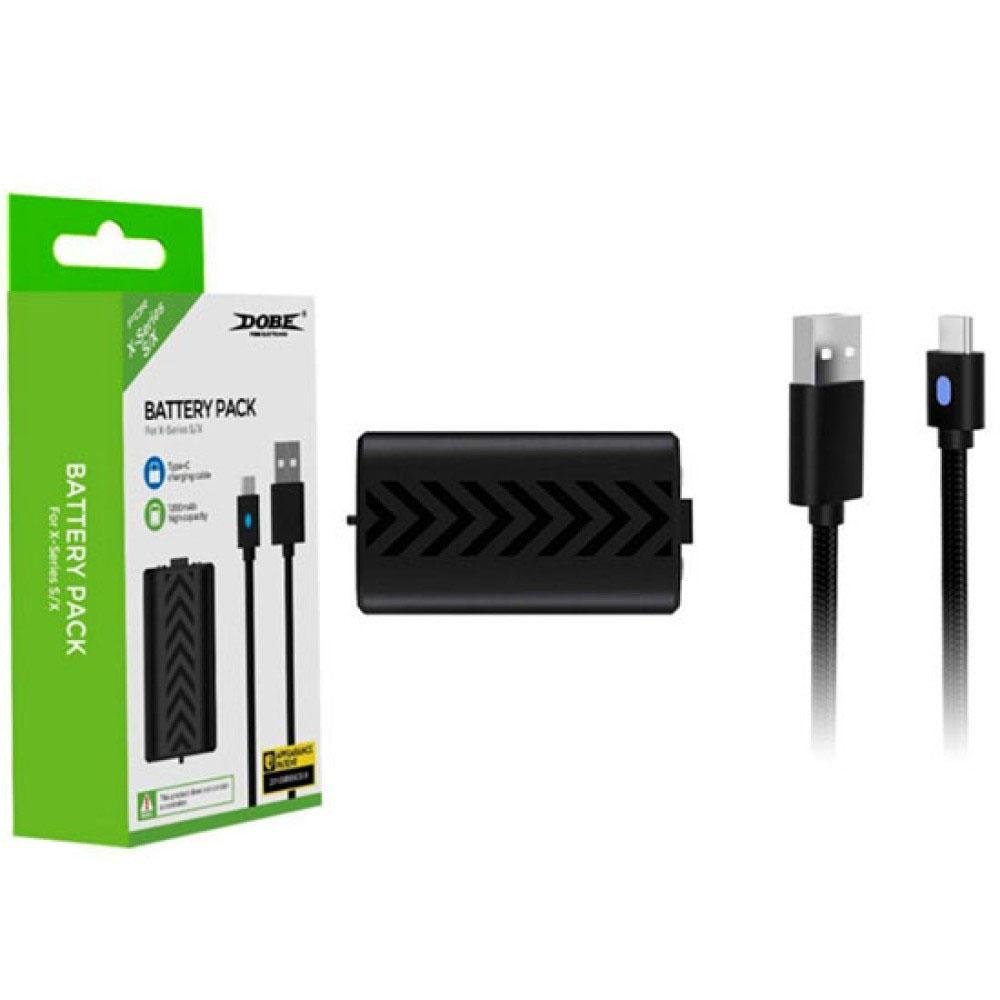 Bateria Recarregável + Cabo Usb Tipo C Preto Para Controle Xbox Series X S Completo Bateria Recarregável + Cabo Usb Tipo C Preto Para Controle Xbox Series X S Completo