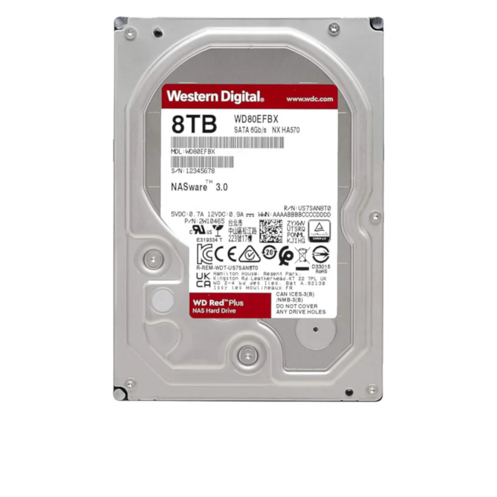 HD Desktop Western Digital Red 8TB 256MB 35 KaBuM