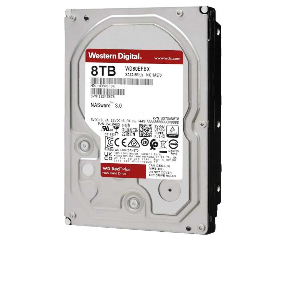HD Desktop Western Digital Red 8TB 256MB 35 KaBuM