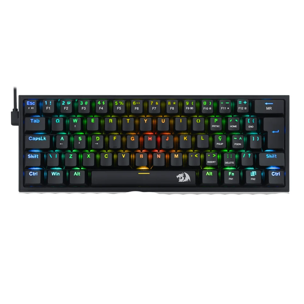 Redragon FIZZ RGB メカニカルキーボード Teclado Mecânico Gamer Redragon Fizz RGB Preto