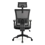 Cadeira Office Maxoffice Diretor Ergonomica Max1, Até 120Kg, Preta