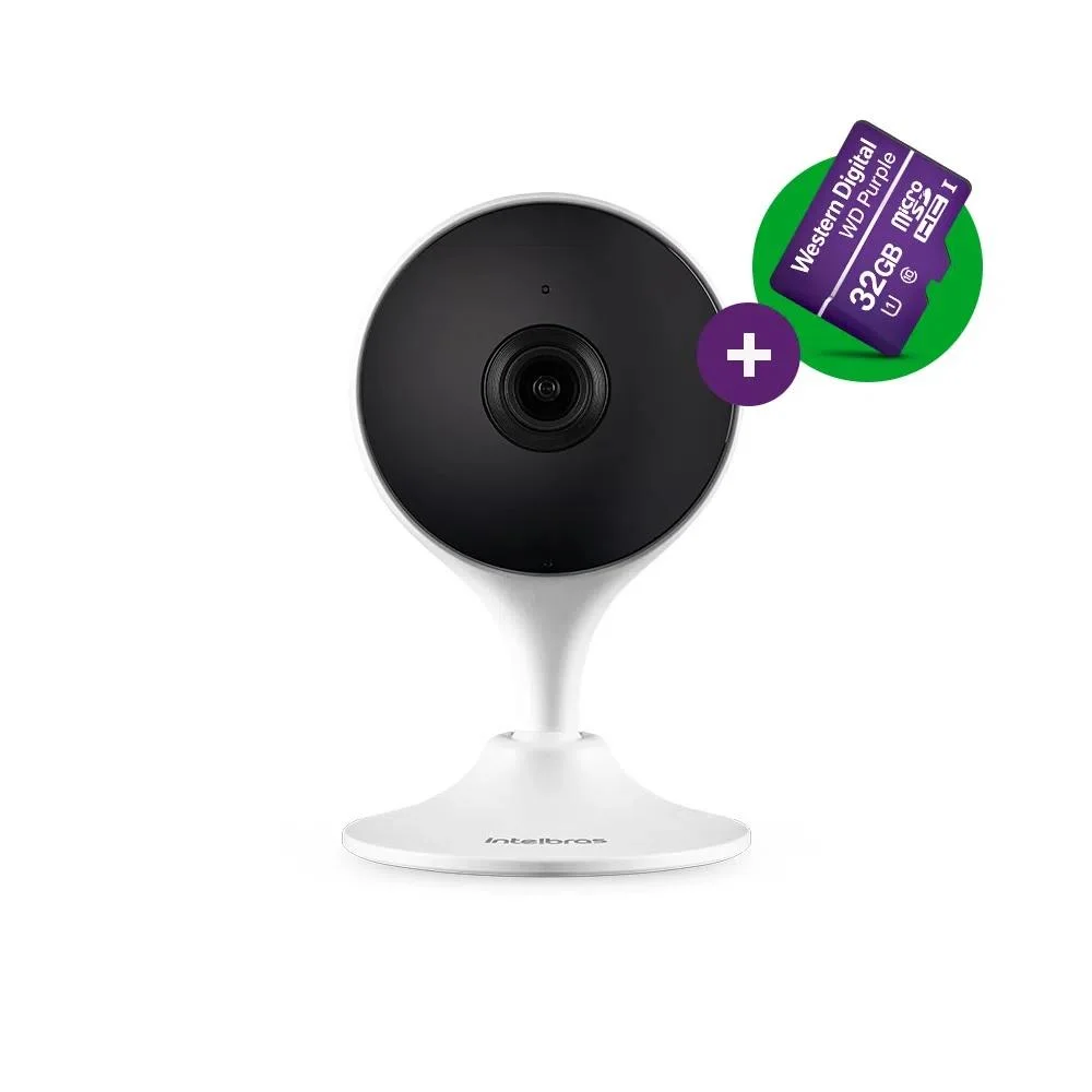 Câmera Inteligente Wi-fi, Full HD, SD 32GB, Im3, 4565612 Câmera Inteligente Wi-fi, Full HD, SD 32GB, Im3, 4565612