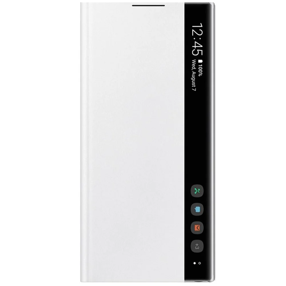 Capa Samsung Clear View Galaxy Note 10 Tela:6.3 Sm-n970 - Branca.