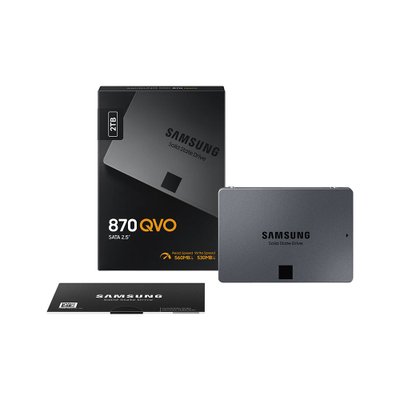 SSD 2 TB Samsung 870 QVO SATA III 2,5 polegadas (MZ-77Q2T0