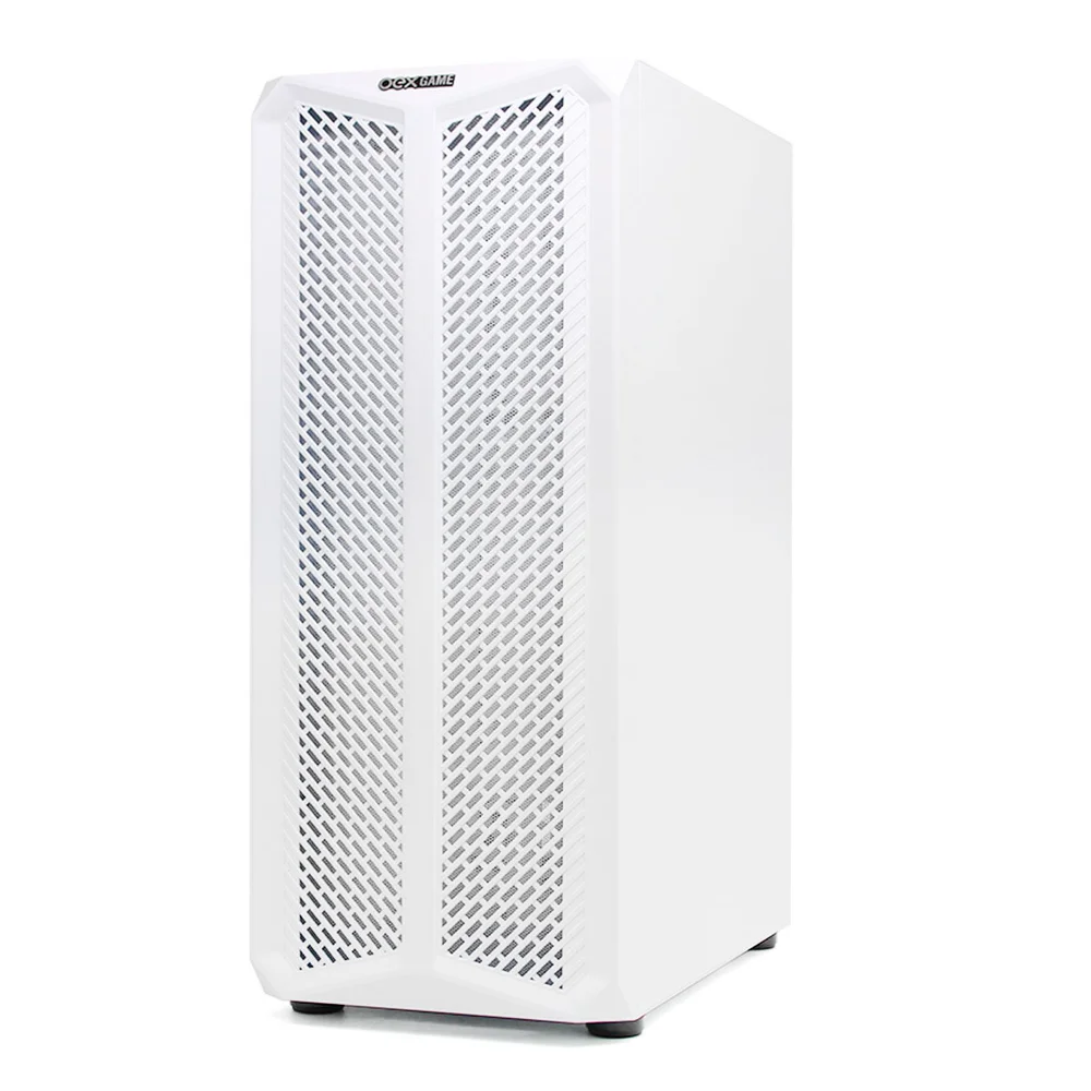 Gabinete Gamer Oex Haven Gh300 Full Tower, Led Rgb 120mm, Lateral Em Vidro, Branco Gabinete Gamer Oex Haven Gh300 Full Tower, Led Rgb 120mm, Lateral Em Vidro, Branco