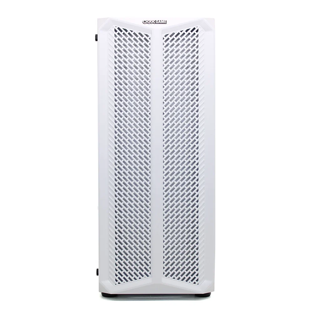 Gabinete Gamer Oex Haven Gh300 Full Tower, Led Rgb 120mm, Lateral Em Vidro, Branco Gabinete Gamer Oex Haven Gh300 Full Tower, Led Rgb 120mm, Lateral Em Vidro, Branco