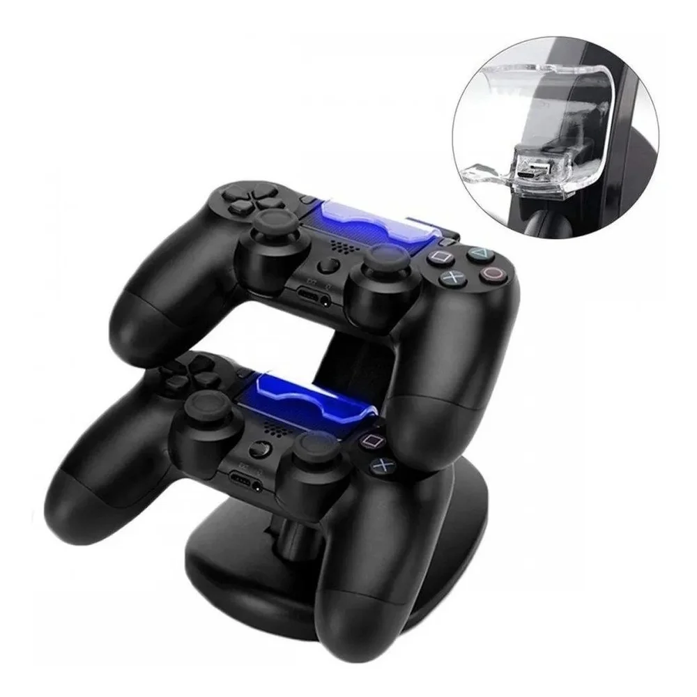 Suporte de Carregamento Oivo, para Controle de PS4, Preto