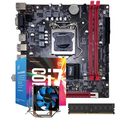 Kit Placa H110 Core I7 7700 7 Geraço KaBuM